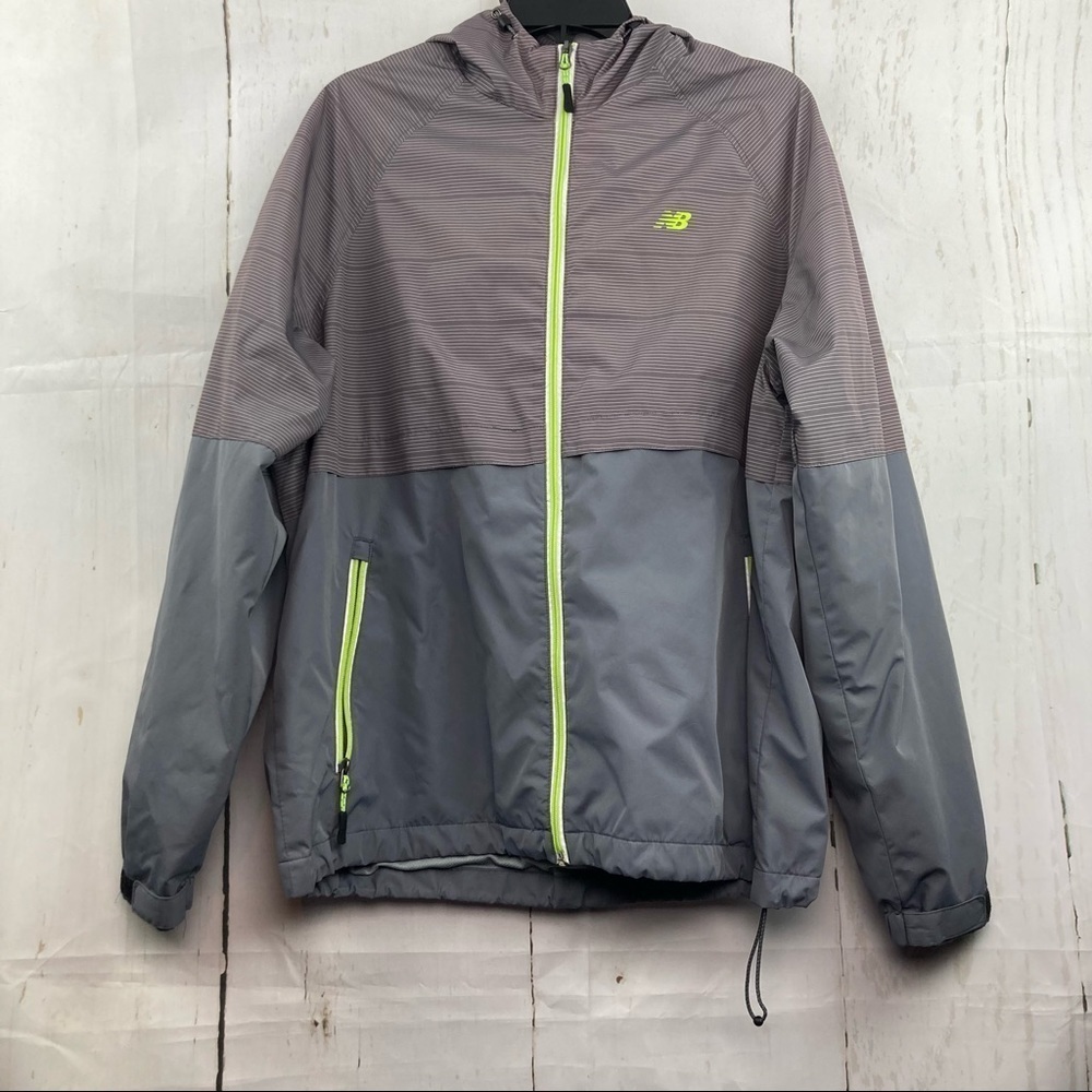 NewBalance gray lined raincoat